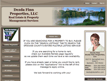 Tablet Screenshot of dezdafinn.com